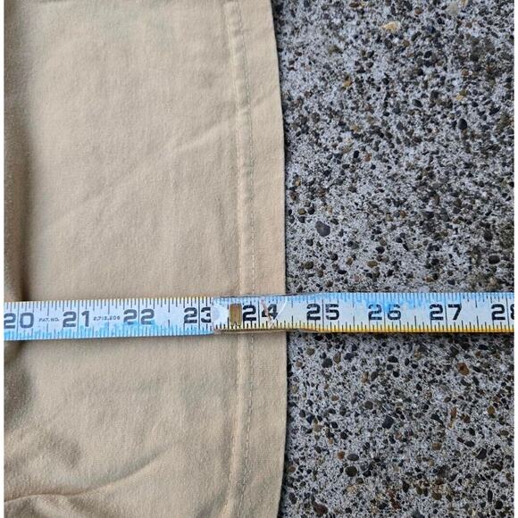 Vtg Y2K Reef Multi Logo Surf Skate T Shirt Tan Size Medium Mallcore Billabong - Picture 4 of 4